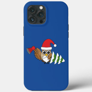 kerstboomwortel met Ax en Snowy Pine Tree Case-Mate iPhone Case