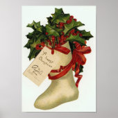kerstboot poster (Voorkant)