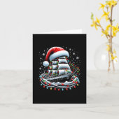 Kerstboot Zeilboot Cruise Boat Omgeven Door Kaart (Gele Bloem)