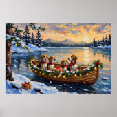 Kerstbootvakantie voor Beagles Poster (Voorkant)