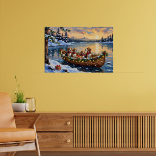 Kerstbootvakantie voor Beagles Poster