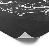 kerstbord Jingle helemaal onderweg afdrukken Poster (Hoek)