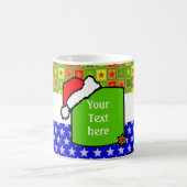 kerstbord + jouw tekst of Afbeelding Koffiemok (Center)