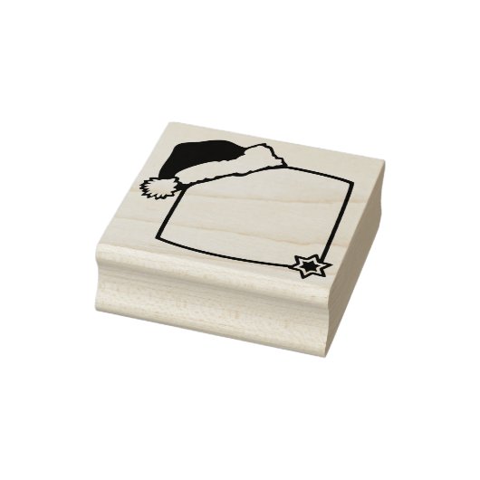 kerstbord met Pet voor kerstbedekking en Star Rubberstempel (Stempel)