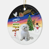 Kerstborden - Maltees #11 Keramisch Ornament (Links)