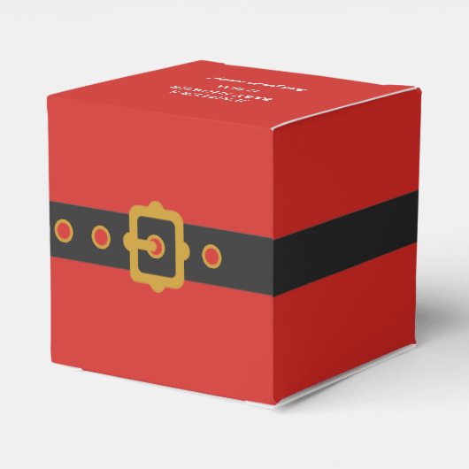 Kerstborrel met Sinterklaas Bedankdoosjes (Achterkant)