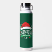 Kerstborrel Waterfles (Achterkant)