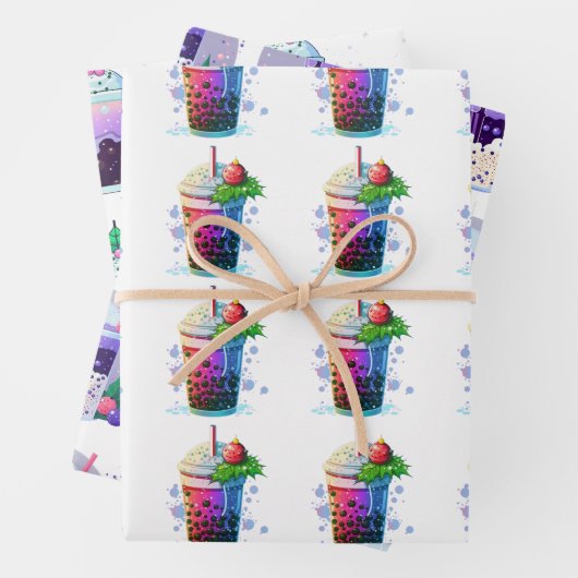 kerstborreltheezakpapier inpakpapier vel (In situ)