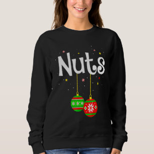 kerstborstnoten die op paren lijken trui