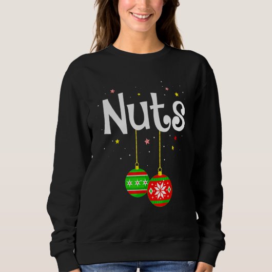 kerstborstnoten die op paren lijken trui (Voorkant)