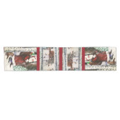 Kerstbos Bezoeker Tablerunner Korte Tafelloper (Horizontaal)