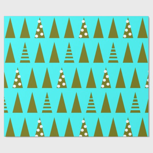 Kerstbos Cadeaupapier (Vlak)