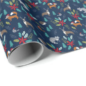 Kerstbos Cadeaupapier (Rol Hoek)