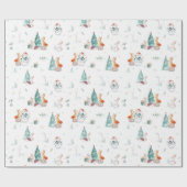 Kerstbos Cadeaupapier (Vlak)