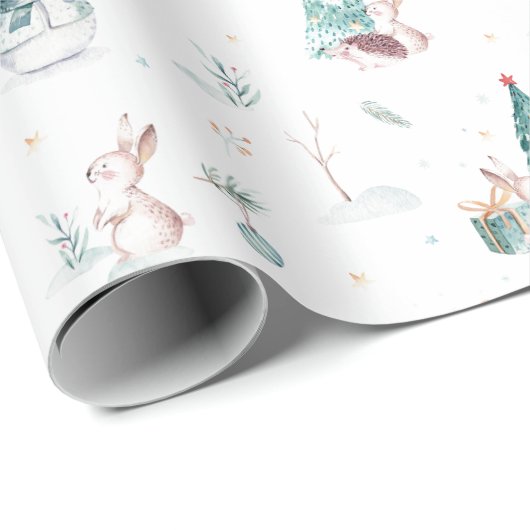 Kerstbos Cadeaupapier (Rol Hoek)