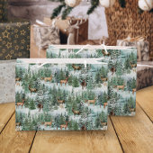 Kerstbos Deer Holiday Groot Cadeauzakje