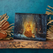 Kerstbos. Fotoplaat (Zijkant)
