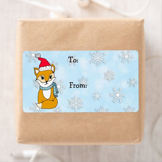 Kerstbos Fox van en naar Etiket (Insitu)