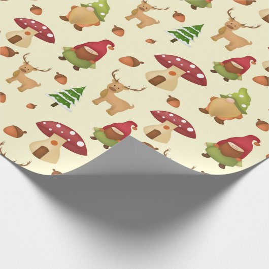 kerstbos Gnome | FEESTDAGEN Cadeaupapier (Hoek)