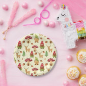 kerstbos Gnome | FEESTDAGEN Papieren Bordje (Feest)