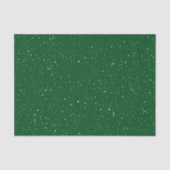 Kerstbos Groen w / witte sneeuw Tissuepapier (Voorkant)