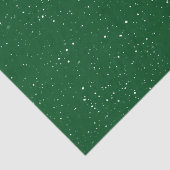 Kerstbos Groen w / witte sneeuw Tissuepapier (Detail)