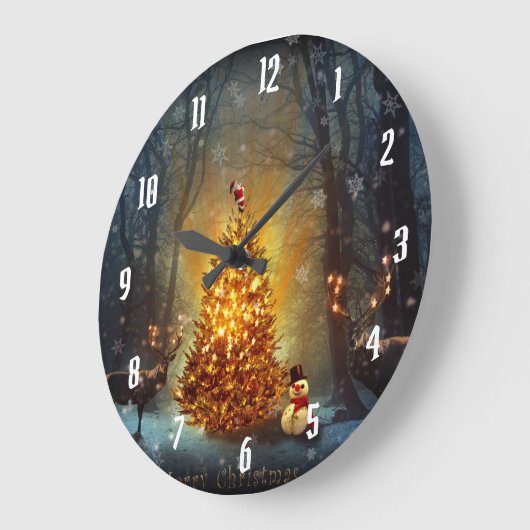 Kerstbos. Grote Klok (Hoek)