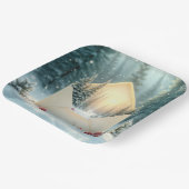 Kerstbos in envelop papieren bordje (Gebogen)