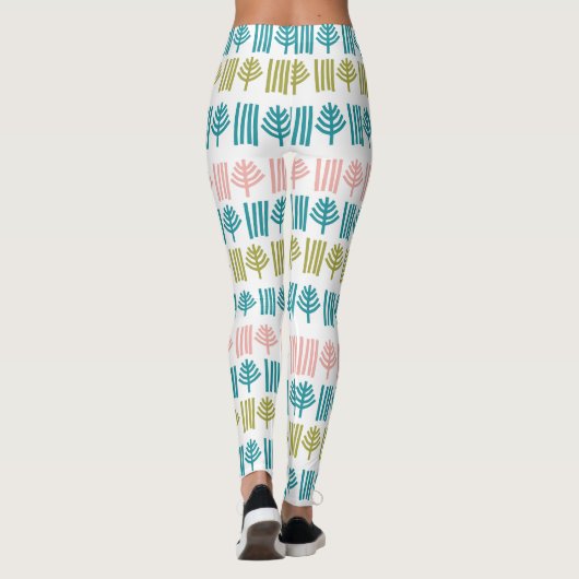 Kerstbos Leggings (Achterkant)