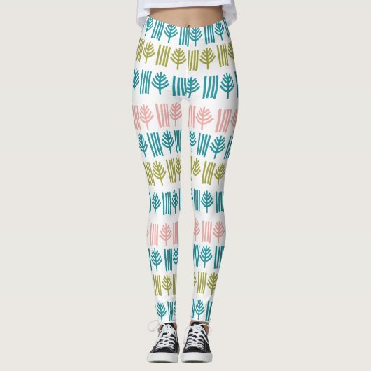 Kerstbos Leggings (Voorkant)