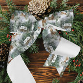 Kerstbos Rustic Winter Satijnen Lint