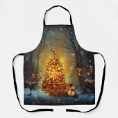 Kerstbos. Schort (Voorkant)