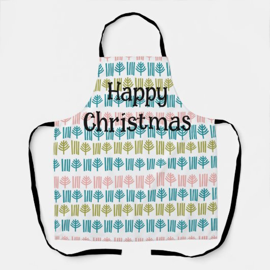 Kerstbos Schort (Voorkant)