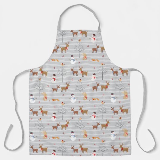 Kerstbos Schort (Voorkant)