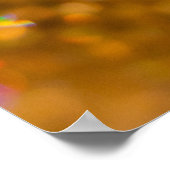 Kerstbos: Silhouet Winter Wallpaper. Poster (Hoek)