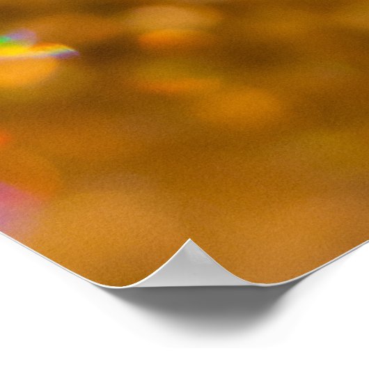 Kerstbos: Silhouet Winter Wallpaper. Poster (Hoek)