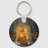 Kerstbos. Sleutelhanger (Voorkant)
