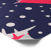 Kerstbos: Wintersilhouet behang. Poster (Hoek)