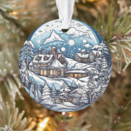 Kerstbos Wonderland hangend ornament
