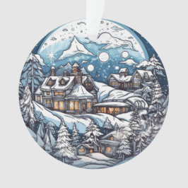 Kerstbos Wonderland hangend ornament