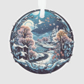 Kerstbos Wonderland hangend ornament (achterkant)