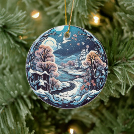 Kerstbos Wonderland hangend ornament