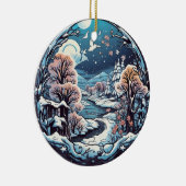 Kerstbos Wonderland hangend ornament (Rechts)