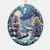 Kerstbos Wonderland hangend ornament (Links)