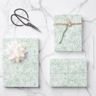 Kerstbosgroen verzadigde textuurspeckkel inpakpapier vel