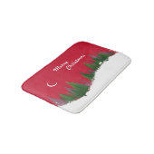 kerstBossen Scene Bath Mat (Gekanteld)