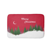 kerstBossen Scene Bath Mat (Voorkant)