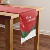 KerstBossen Scene Table Runner Korte Tafelloper (Voorbeeld)