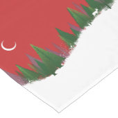 KerstBossen Scene Table Runner Korte Tafelloper (Hoek)