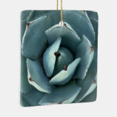 Kerstbotanisch groen Succulent Keramisch Ornament (Rechts)